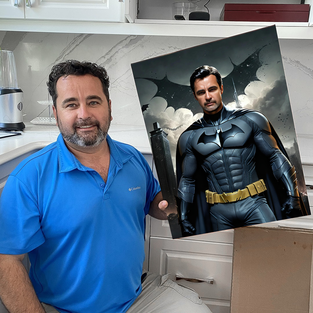 SuperHero Dad Portrait