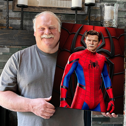 SuperHero Dad  Portrait